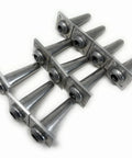 Professional Grade Tough As Nails One Way Anchor Wire Vise Heavy Duty zero slack grip clamp for 8 to 11 gauge stainless steel cable.