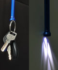 24.4 Inch Claw Grabber Tool With LED Light showing magnetic head with keys and LED illumination, blue handle