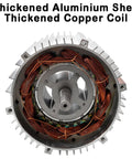 Powerful Brushless Permanent Magnet Trike Motor 1500W 72V 48V 60V With 16 Gear Shaft For DIY Electric Trike Four Wheel Conversion Kit High Efficiency Low Heat Reliable Copper Coils, thickened aluminum shell