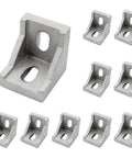 10 Pack Aluminum Profile Corner Bracket 40x35x40mm For 4040 Series 8mm Slot Aluminum Extrusion L Shape Right Angle Connector Fastener