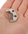 Eight Piece Short Feed Dog Teeth Sewing Machine Parts Alloy Replacement Plate With No Fuss Optimized Feed Mechanism And Quiet Operation For Garment Factory Universal Spare Parts in hand