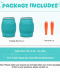 Package includes 20 Inch Kids Bike Tire 20X2 Point 4 Anti Slip Kid Friendly Foldable Replacement Tire for BMX and tire levers