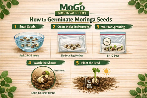 Garden Ready Moringa Seeds For Planting Edible With High Germination Premium PKM1 Grade Non GMO Fresh Batch From Small Farmers For Growing Your Own Malunggay At Home Garden