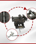 6 Inch Cross Slide Drill Press Vise Heavy Duty Benchtop X Y Compound Vise For CNC Milling And Drilling Machines Also Works With Mechanical Equipment Cast Iron Construction