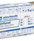 Top Rated Unfaced Fiberglass Attic Insulation R 38 Bulk Bundle Delivers Eight Bags Of Zero Hassle Twenty Four By Forty Eight Inch Batt Packs crafted for two by twelve install.