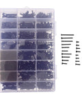 1600Pcs Metric Socket Head Cap Screws Set With Hex Allen Drive in storage box