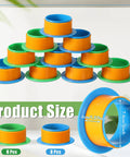 Grab And Go 16 Piece Shrink Wrap Dispenser Set For Moving Pallets Fits 3 Inch Film Core Plastic Pallet Handles In Blue And Green 8 Pairs For Easy Packing Shipping And Storage, 3 inch core size
