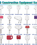 60 Piece Heavy Equipment Keys Master Set For Construction Machinery And Forklifts Ignition And Operator Keys