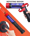 Heavy Duty Magnetic Induction Heater Bolt Removal Tool One Hand Operated 1700 Watt 4 Coil Compact Design demonstrating rotating mechanism.