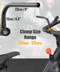 Handlebar Extenders For Indoor Exercise Bikes, Adjustable And Comfortable Grip Set With Included Shims, Fits Most Bike Bars