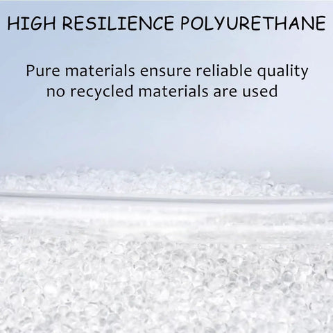Tough As Nails Flexible Polyurethane Air Compressor Hose Line Tube, high resilience polyurethane material in clear granules.