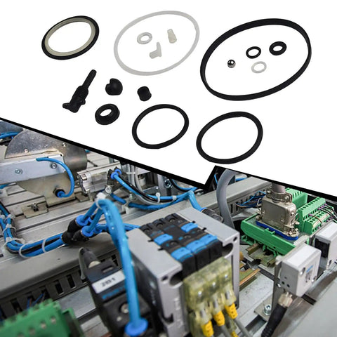 Vertical 8 Ton Hydraulic Jack Repair Kit with Oil Seal Rings for Industrial Mechanical Power Transmission Applications