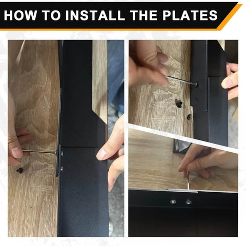 Installation of Wheel Alignment Tool With Imperial Tape Measure No Caliper Removal Upgrade Automotive Alignment Kit with stainless steel toe plates.
