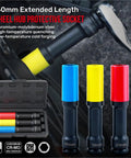 Must Have 3PC Deep Socket Set For Auto Work Cr Mo Steel Impact Sockets 1/2 Inch Drive Hex Nut Tool Kit 17 19 21mm Wheel Tire Protection Heavy Duty Gear Up Your Garage Today 3-piece 17 19 21mm Cr-Mo wheel hub protective sockets in case