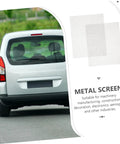 Two Piece Car Bumper Repair Mesh Kit With Stainless Steel Wire Mesh For Fixing Holes And Cracks, car rear view.