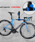 Wall Mount Bike Repair Stand With 360 Degree Rotating Clamp Height Adjustable Workbench For Bicycle Maintenance