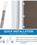 Twenty Piece Window Screen Plunger Latches, Top Notch Aluminum Alloy Spring Push Pins installation instructions with plunger pin.