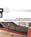 Heavy Duty 400 Mm Linear Electric Actuator With Strong Dc Motor drives smooth silent lift for recliner furniture and home mods.