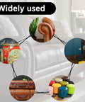 Top Shelf Metal Upholstery Tacks Legit Black Thumb Nails For Vintage Furniture Upkeep And Diy Room Decor Solid 200 Piece Set used on various furniture styles.