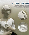Bust sculpture printed with Marble Rock PLA Filament 1.75mm for 3D printing, showcasing realistic stone texture with veining.