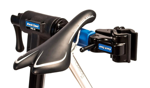 Portable Bike Repair Stand Workhorse With Quick Fold To 47 Inches And Clamp Height Up To 60 Inches Hexatude Aluminum Tubing shown