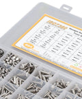 Over 884 Piece Stainless Steel Bolts Nuts Washers Wrench Set M2 M3 M4 M5 Durable Hardware Kit for DIY projects construction