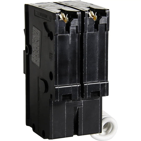 40 Amp 2 Pole GFCI Circuit Breaker For Home Use 120V 240V AC 10kA Breaking Capacity Plug In Mount Residential Class A Wire Range 12 AWG To 4 AWG Copper Or Aluminum