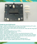 Soldering Practice Kit For Beginners 4x4x4 LED Color Light Cube Electronics DIY Project For Kids And Students Learn Real Soldering With Clear English Instructions, circuit board with instructions.