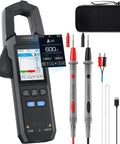 Beast Precision Digital Clamp Meter 600A TRMS with 9999 Counts, Rechargeable Battery, NCV Live Wire Detection, cables and case