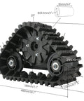 Snow and sand tracks for Heavy Duty Go Kart Rear Axle Kit With Snow And Sand Tracks For DIY GY6 110cc 125cc 150cc ATVs UTVs.