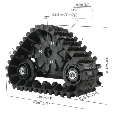 Snow and sand tracks for Heavy Duty Go Kart Rear Axle Kit With Snow And Sand Tracks For DIY GY6 110cc 125cc 150cc ATVs UTVs.