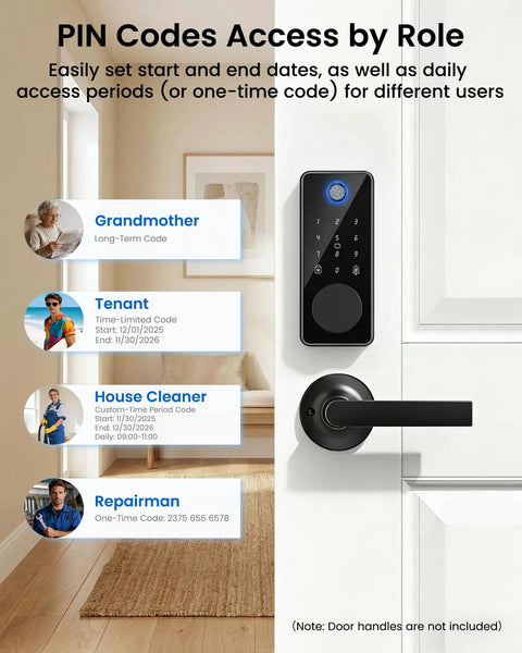 Keep Your Home Secure With This Top Shelf Keyless Entry Fingerprint Smart Deadbolt Bringing Quick Bluetooth App Sync Crisp Event Logs And Zero Friction Android Ios Pairing