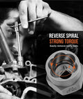 Heavy Duty Reverse Thread Impact Socket Set 1/4 3/8 And 1/2 Inch Drive Bits For Mechanic Pros Who Need Killer Gear To Smash Tough Jobs Without Any Frustration Or Slow Down Ever Again Today. 3/4 inch chrome socket for rusty nuts