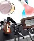 High Speed Online Continuous Inkjet Printer For Automatic Coding And Date Encoding in action, printing on various containers.