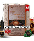 Nilgiris Organique Liquid Coffee Pods Medium Dark Arabica Roast 24 Count Peel And Pour Convenience For Cold Brew Iced Or Hot Coffee