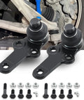 Lower Ball Joint Kit For Ford Focus 2004 To 2011 Replacement Direct Fit With Steel Control Arms Easy Install Premium Suspension Repair Replaces Worn Joints And Improves Steering Handling And Ride Quality., black ball joints with bolts