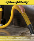 Direct Replacement Wet Dry Vacuum Hose 1 7 Eighth Inch By 7 Foot For DeWalt Systems in use for optimal airflow performance