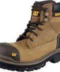 Gravel 6 Inch Leather Work Boots For Men, Tough Construction Boots With Rugged Leather And Flexion Rubber SRX Outsole, Side View