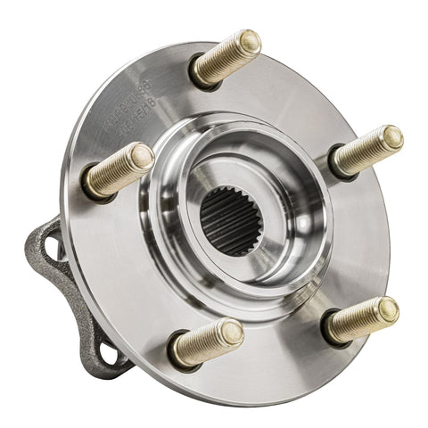 AWD Rear Wheel Bearing And Hub Assembly Pair For Mitsubishi Lancer 2008 To 2015 And Outlander 2007 To 2013 With 5 Lug And ABS BR930866.