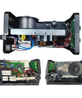 Interior view of Three In One MIG MMA TIG Welding Machine Inverter Welder with wires and flux cored wire spool, 110V US setup