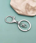 Top Shelf 30 Pc Lobster Clasp Keychain Set With Hella Strong Swivel Hooks Plus 100 Open Jump Rings For Diy Jewelry Making And Craft Repair Straight Up Reliable Metal Findings That Deliver Knockout Results Every Single Time - silver lobster claw clasp with swivel hook and circular ring
