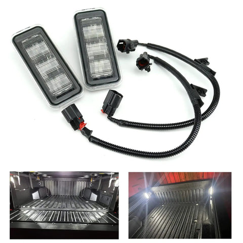 Toyota Tacoma Bed Light Kit With Six LED Chips High Brightness Truck Bed Lighting For 2020 Through 2024 And Newer Models