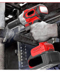 Gangsuqd Cordless Brushless Impact Wrench Offering High Torque And Multi Function Power For Car Repair in use on a pipe.