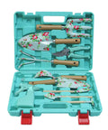 Light Green 10 Piece Garden Tool Set With Trowel Hoe Shovel And Rake For Indoor And Outdoor Gardening With Ergonomic Non Slip Handles