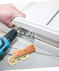 Heavy Duty Steel Roller Pulleys For Sliding Doors And Windows being installed, showing low noise design and ease of use.