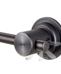 Close-up of Oil Rubbed Bronze 24 Inch Suction Cup Towel Bar Removable Vacuum Towel Holder For Bathroom No Drill Door Mount Adhesive Towel Rack