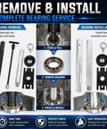 Pro Grade Engine Alignment Tool And Gimbal Bearing Installer Puller Set For Alpha Alpha 1 MR Bravo OMC Volvo MerCruiser