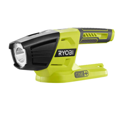 18 Volt One Plus Lithium Ion Six Tool Combo Kit LED Work Light shown in side view for DIYers and pros