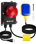 Heavy Duty Sump Pump Alarm High Water Alarm With 10 Foot Float Switch 110 dB Loud Alarm For Basement Flood Prevention Waterproof Sensor Audible Flood Warning Real Time Monitoring Easy Install Home Safety, with float switch and mounting screws