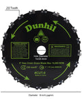 Heavy Duty 9 Inch Brush Cutter Blade Kit With 20 Teeth Metal Blades For Weed Eater Trimmer With 1 Inch Arbor Adapter